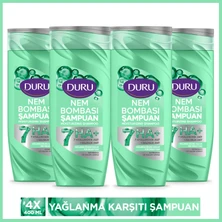 Duru Nem Bombası Yağlanma Eğilimli Saçlar Için Arındırıcı ve Hacim Verici Şampuan 4x400 Ml